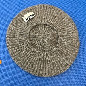 Ganni knit beret hat
